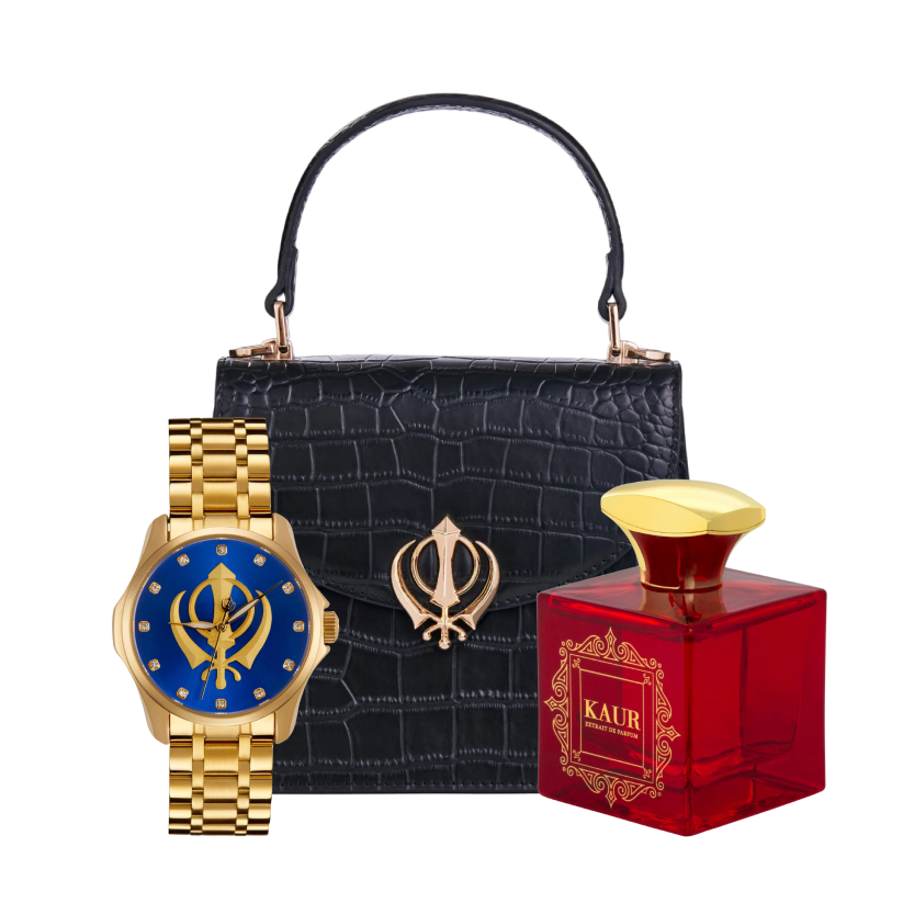 Heritage Watch, Handbag & Kaur Perfume Bundle
