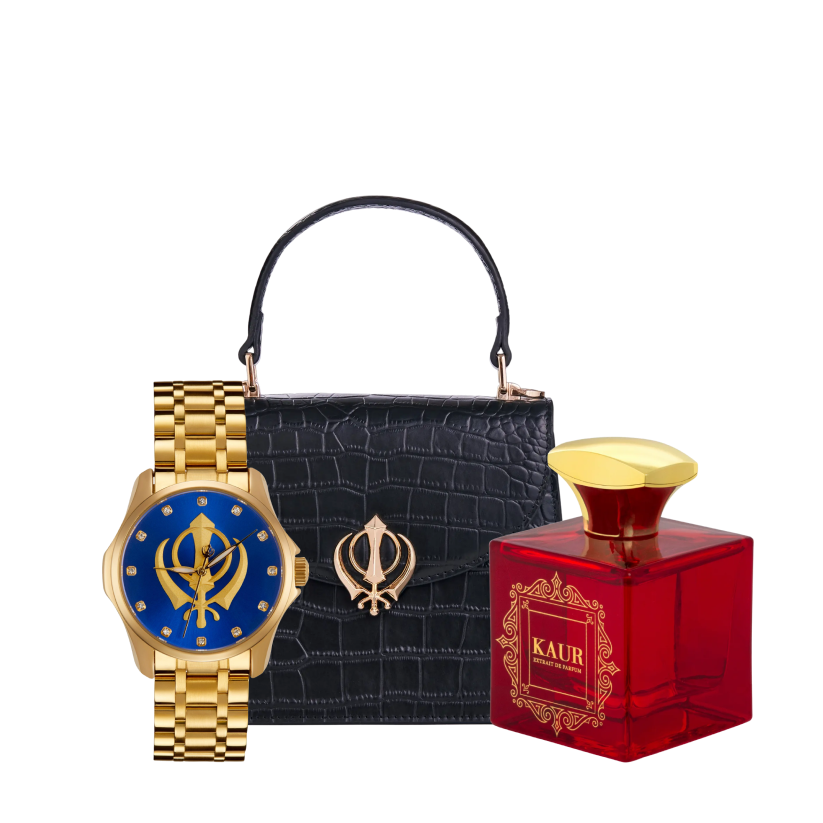Heritage Watch, Handbag & Kaur Perfume Bundle