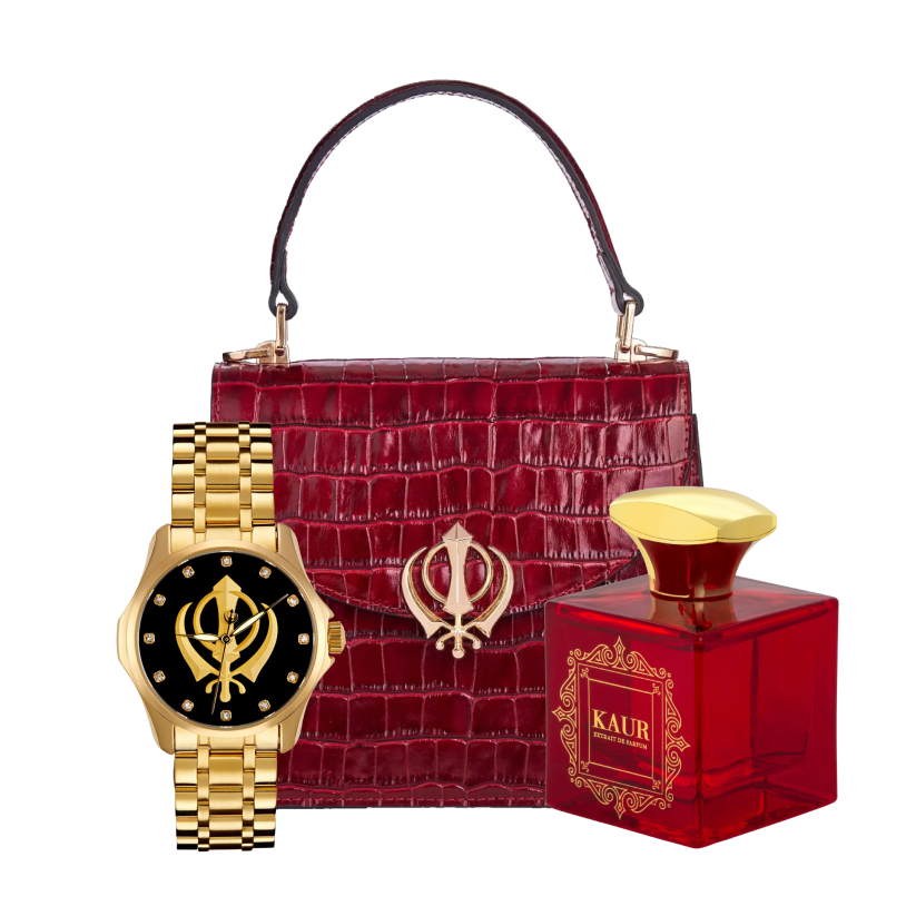 Heritage Watch, Handbag & Kaur Perfume Bundle