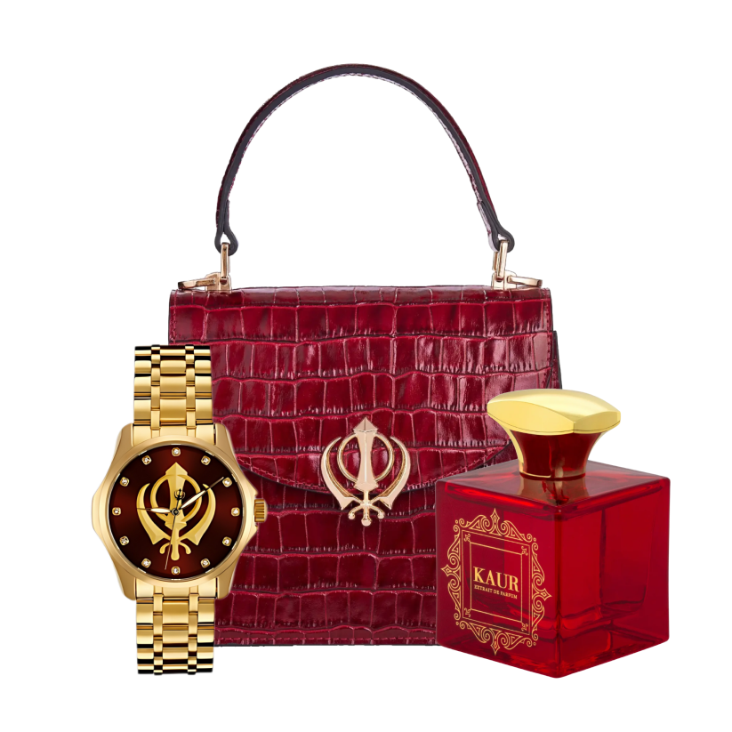 Heritage Watch, Handbag & Kaur Perfume Bundle