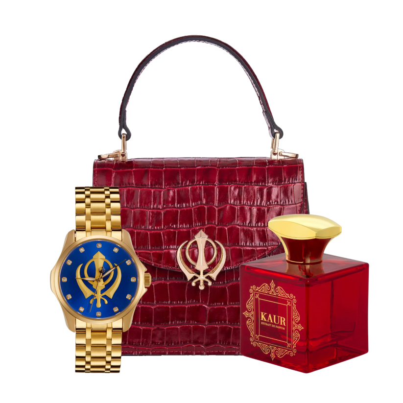 Heritage Watch, Handbag & Kaur Perfume Bundle