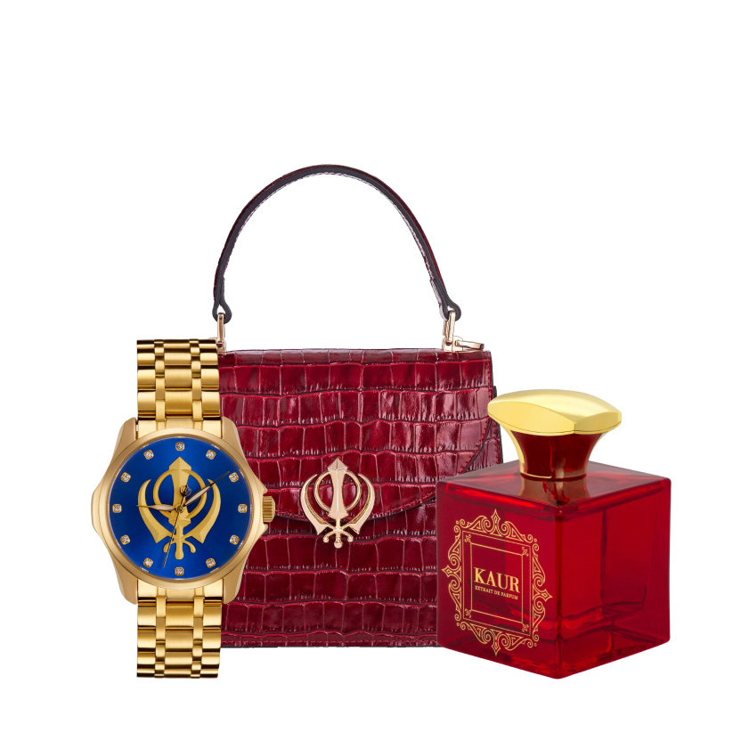 Heritage Watch, Handbag & Kaur Perfume Bundle