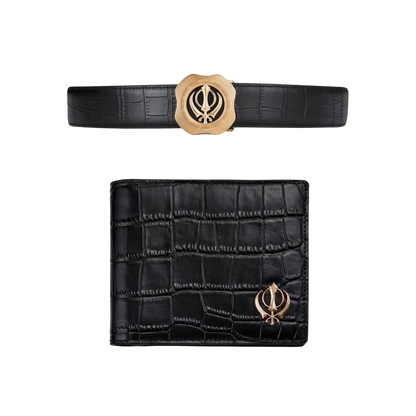 Khalsa Vegan Belt and Wallet Set - House of Khalsa