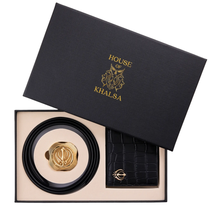 Khalsa Vegan Belt and Wallet Set - House of Khalsa