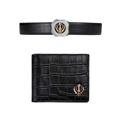 Khalsa Vegan Belt and Wallet Set - House of Khalsa