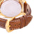 Gold Iconic Luxury Sikh Watch for Men with Japanese Quartz Chronograph - Luxury Timepiece