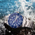 House of Khalsa Ocean Lion Marine Blue Luxury Sikh Dive Watch with Khanda Sahib Symbol, Stainless Steel, Swiss Movement, Luminous Dial, Ceramic Bezel, Helium Release Valve - Priceless and Timeless